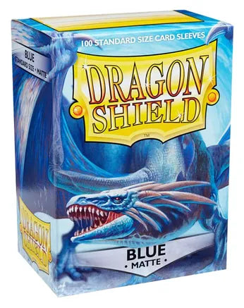 Sleeves - Dragon Shield (100) Matte Blue