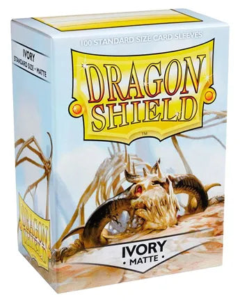 Sleeves - Dragon Shield (100) Matte Ivory