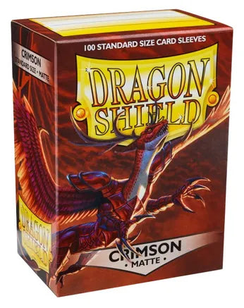 Sleeves - Dragon Shield (100) Matte Crimson