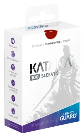 Ultimate Guard Katana Sleeves (100) - Red