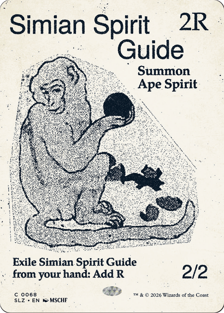 Simian Spirit Guide (0068) [Secret Lair x MSCHF: The Zeta Set]