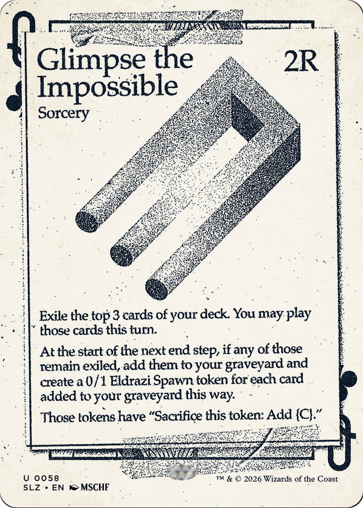 Glimpse the Impossible (0058) [Secret Lair x MSCHF: The Zeta Set]
