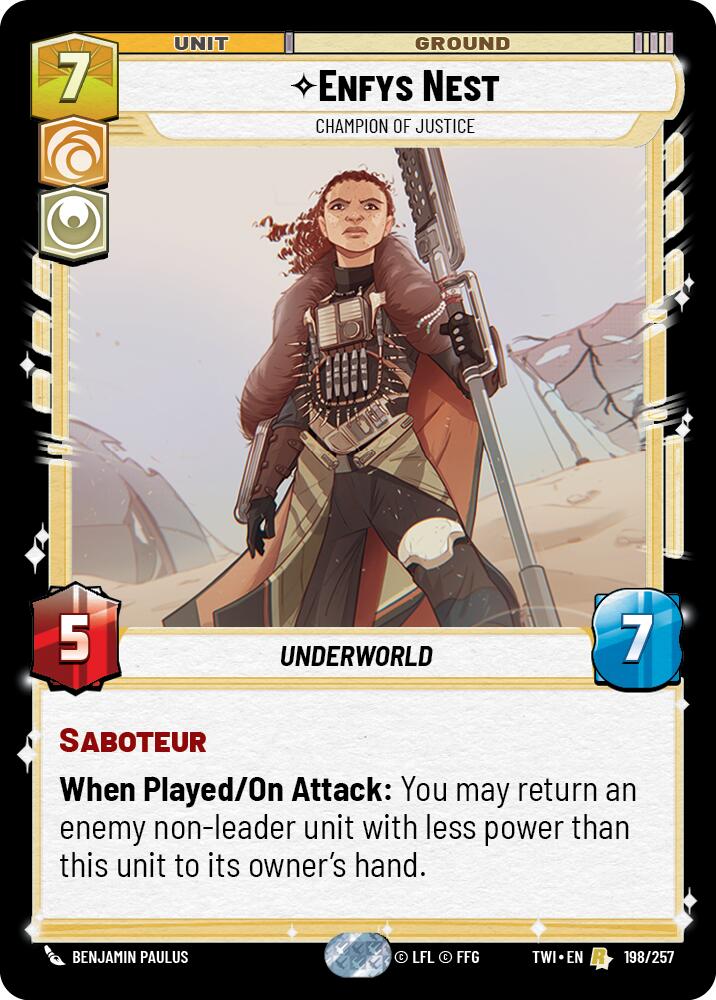 Enfys Nest - Champion of Justice (198/257) (198/257) [Twilight of the Republic]