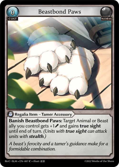 Beastbond Paws (007) [Silvie Re:Collection, Slime Sovereign Lite]