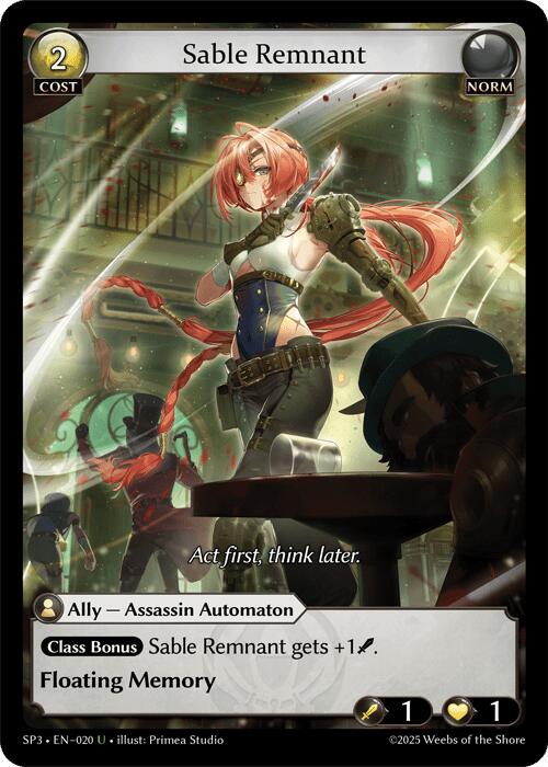Sable Remnant (020) [Supporter Pack 3]