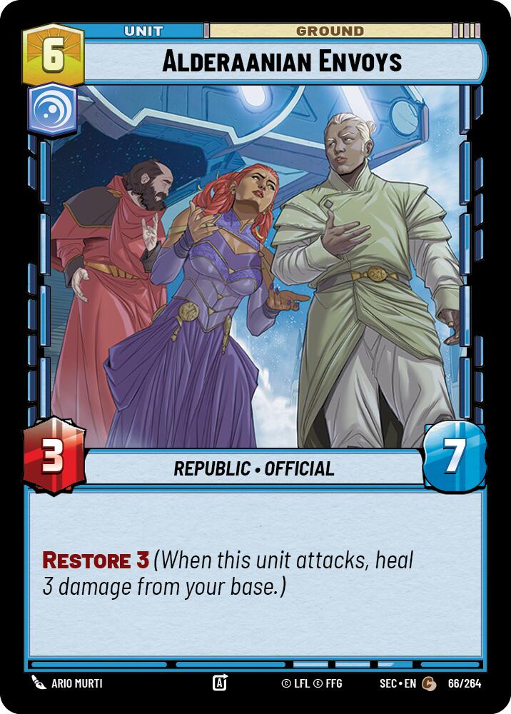Alderaanian Envoys (66/264) (66/264) [Secrets of Power]