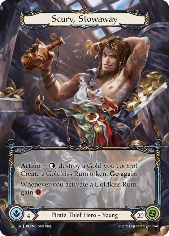 Scurv, Stowaway [HER143] (Promo)  Cold Foil