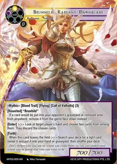 Brunhild, Radiant Dawnblade (MP03-009) [Masterpiece Collection 03 "Dimensional Hope"]