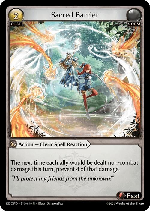 Sacred Barrier (099) [Radiant Origins: Pantheon]