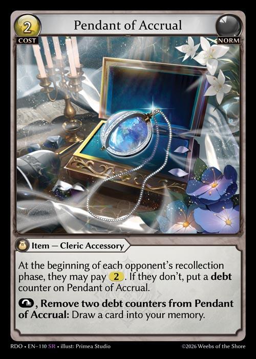 Pendant of Accrual (110) [Radiant Origins]