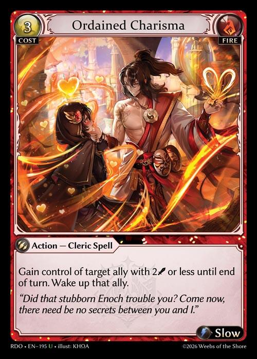 Ordained Charisma (Curio Foil) (195) [Radiant Origins]