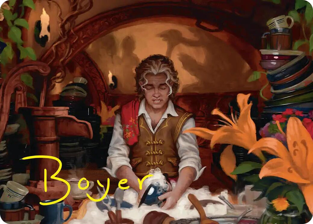 Confusticate and Bebother Art Card (Gold-Stamped Signature) [The Hobbit Art Series]