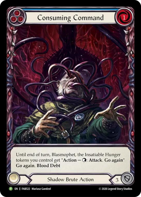 Consuming Command [FAB522] (Promo)  Rainbow Foil