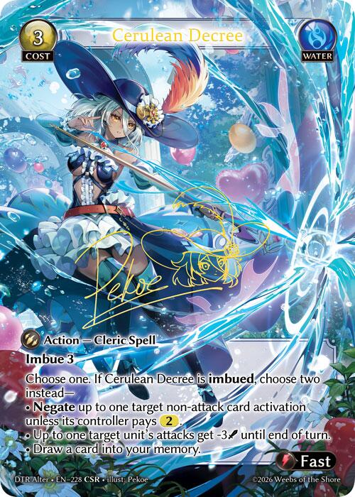 Cerulean Decree (228) [Distorted Reflections Alter Edition]