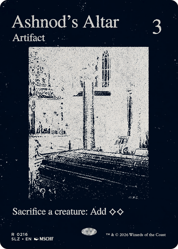 Ashnod's Altar (0216) [Secret Lair x MSCHF: The Zeta Set]