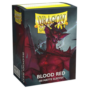 Sleeves - Dragon Shield (100) Matte Blood Red