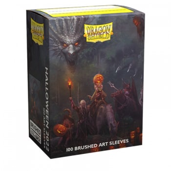 Sleeves - Dragon Shield (100) Brushed Art Halloween 2022