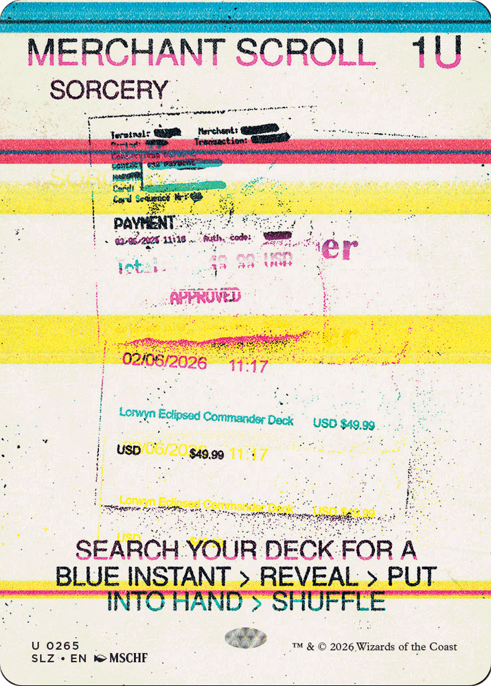 Merchant Scroll (0265) [Secret Lair x MSCHF: The Zeta Set]